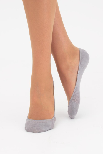 Шкарпетки слідки жіночі Wf1 ballerina comfort Giulia (ultimate grey)
