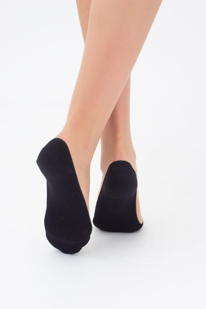 Шкарпетки слідки жіночі Wf1 ballerina comfort Giulia (black)