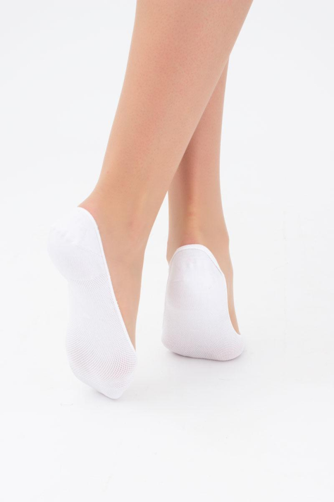 Шкарпетки слідки жіночі Wf1 ballerina comfort Giulia (white)