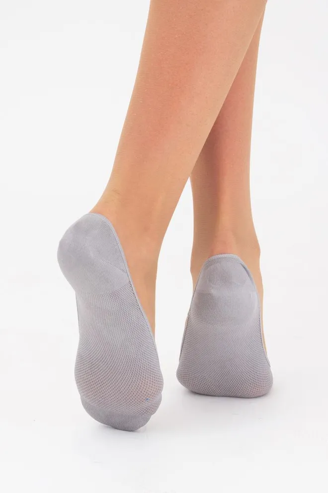 Шкарпетки слідки жіночі Wf1 ballerina comfort Giulia (ultimate grey)