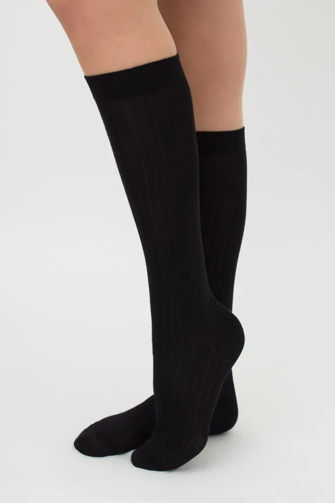 Гольфи жіночі в рубчик Wg1 Rib Classic Giulia (black)