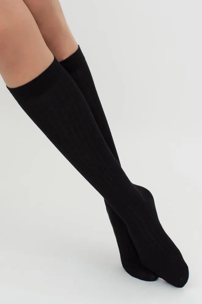 Гольфи жіночі в рубчик Wg1 Rib Classic Giulia (black)