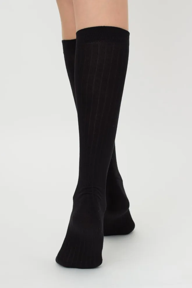 Гольфи жіночі в рубчик Wg1 Rib Classic Giulia (black)