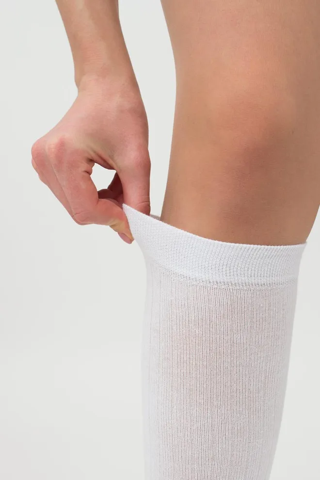 Гольфи жіночі в рубчик Wg1 Rib Classic Giulia (white)