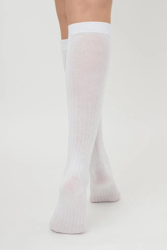 Гольфи жіночі в рубчик Wg1 Rib Classic Giulia (white)