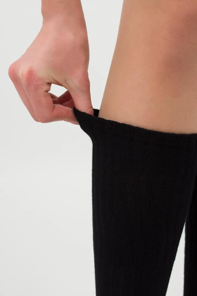 Гольфи жіночі бавовняні в рубчик Wg1 Strong Rib Classic Giulia (black)