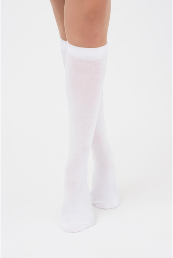 Гольфы ботфорты хлопковые с надписью WG1 TEXT 001 Giulia (white) Гольфы ботфорты хлопковые с надписью WG1 TEXT 001 Giulia (white)