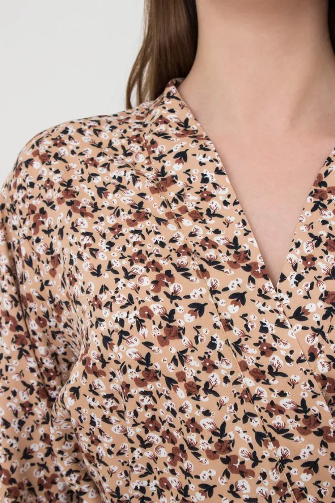 Пижама женская жакет и штаны Wildflowers 5504/040 Giulia (beige)