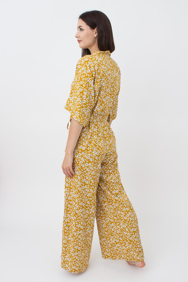Костюм жіночій жакет і вільні штани Wildflowers 5601/040 Giulia (mustard), жовтий