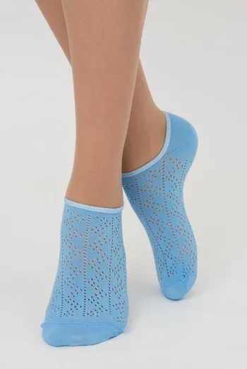 Шкарпетки жіночі невидимі спортивні WS0 air 001 Giulia (baby blue)