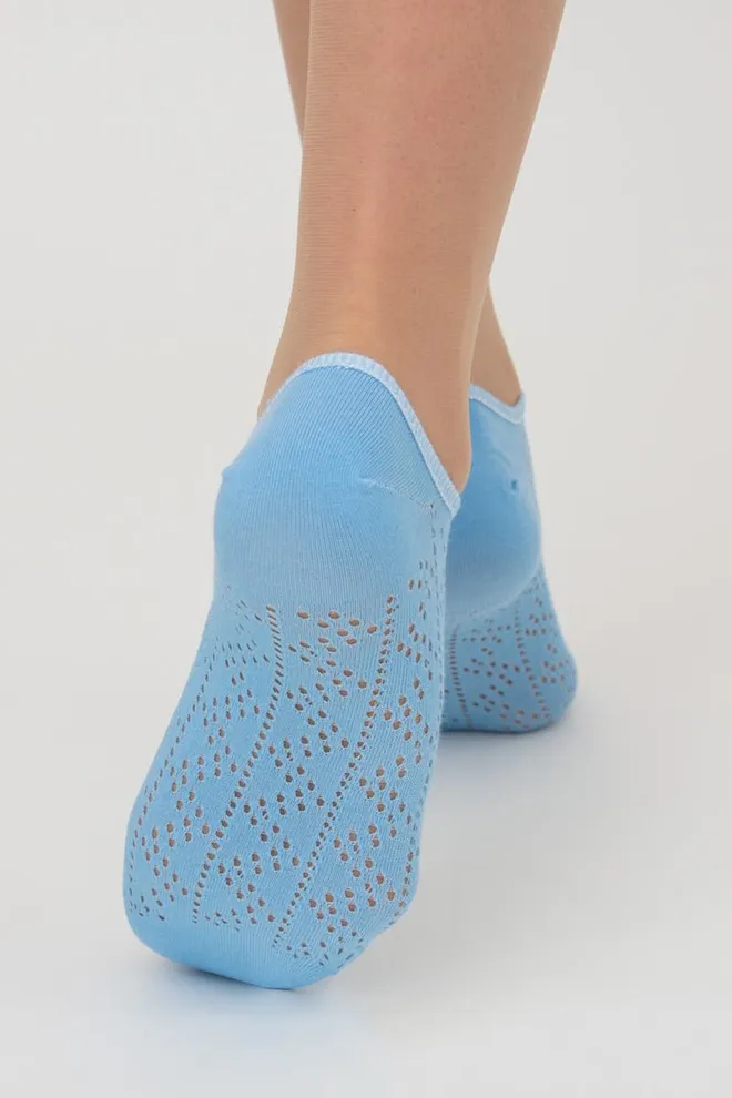 Шкарпетки жіночі невидимі спортивні WS0 air 001 Giulia (baby blue)