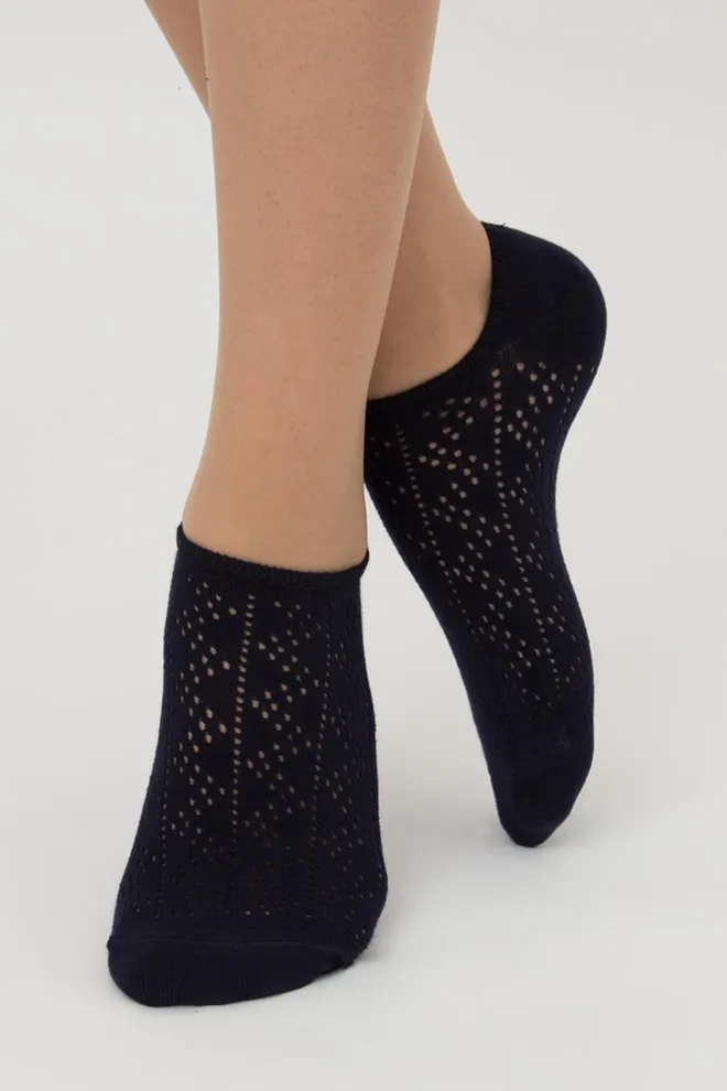 Шкарпетки жіночі невидимі спортивні WS0 air 001 Giulia (navy)