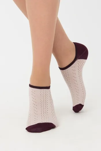 Носки женские невидимые спортивные WS0 air 003 Giulia (moonlight/vintage grape) Носки женские невидимые спортивные WS0 air 003 Giulia (moonlight/vintage grape)