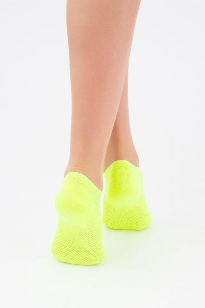 Шкарпетки жіночі невидимі спортивні WS0 air pa 001 Giulia (yellow neon)