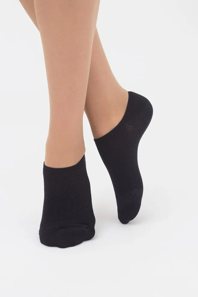 Носки женские невидимые спортивные WS0 air pa 001 Giulia (nero)