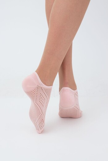 Шкарпетки жіночі класичні ажурні WS0 AIR PA 004 Giulia (gossamer pink)