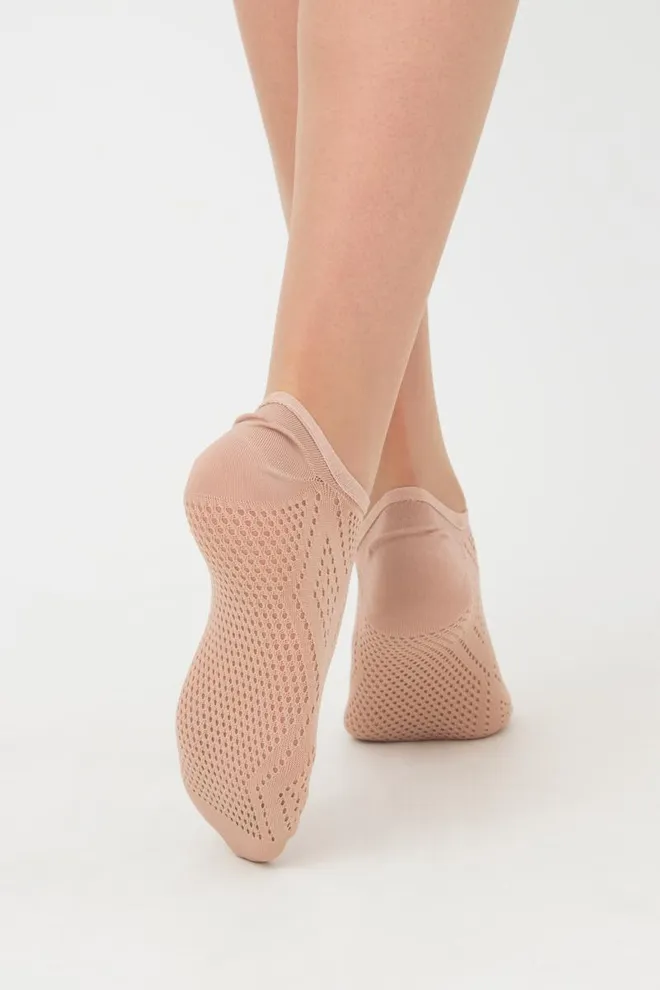 Шкарпетки жіночі класичні ажурні WS0 AIR PA 004 Giulia (nude)