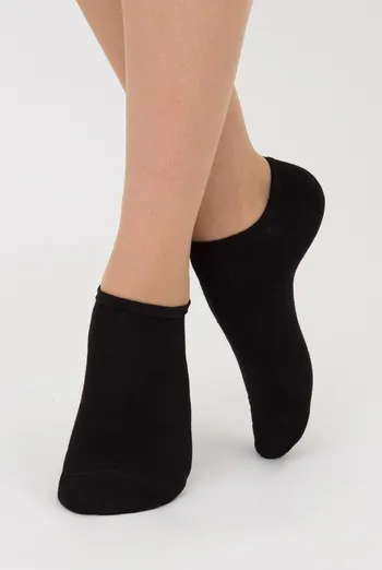 Жіночі шкарпетки слідки Ws0 classic Giulia (black), чорний