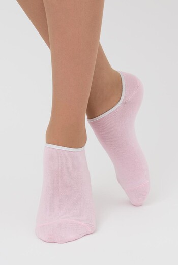 Жіночі шкарпетки слідки Ws0 classic Giulia (deep pink), рожевий