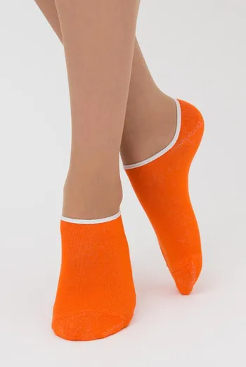 Жіночі шкарпетки слідки Ws0 classic Giulia (light orange), помаранчевий