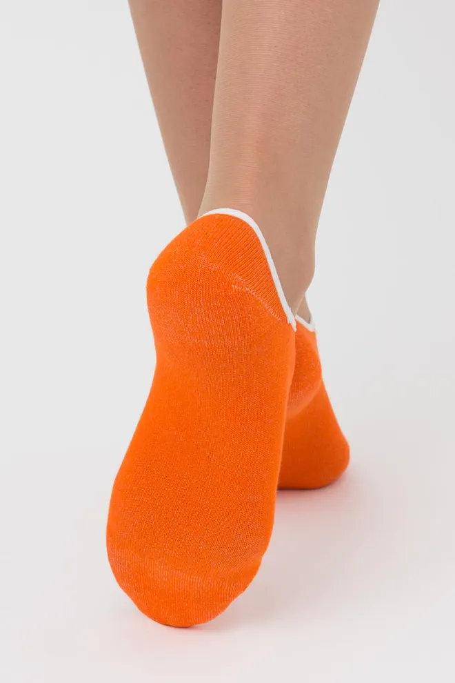 Жіночі шкарпетки слідки Ws0 classic Giulia (light orange), помаранчевий