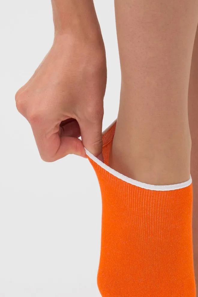 Жіночі шкарпетки слідки Ws0 classic Giulia (light orange), помаранчевий