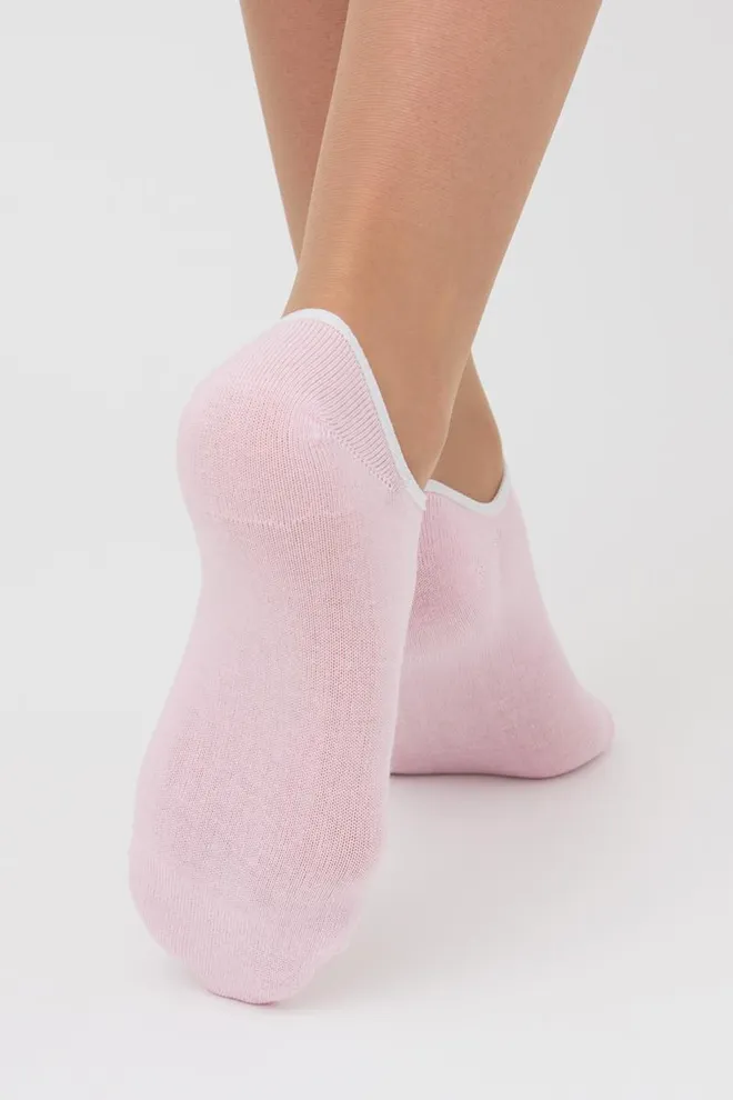 Жіночі шкарпетки слідки Ws0 classic Giulia (deep pink), рожевий