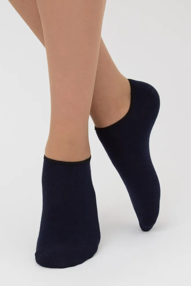 Жіночі шкарпетки слідки Ws0 classic Giulia (navy), синій