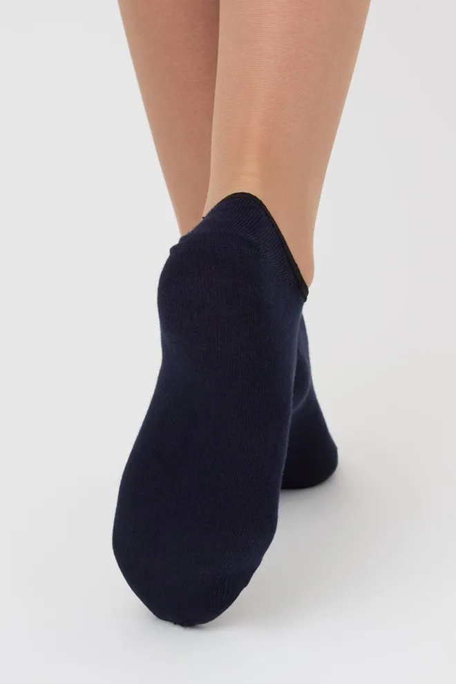 Жіночі шкарпетки слідки Ws0 classic Giulia (navy), синій