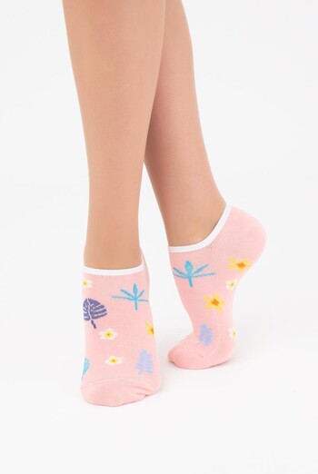 Носки женские невидимые Ws0 tropic 003 Giulia (geranium) Носки женские невидимые Ws0 tropic 003 Giulia (geranium)