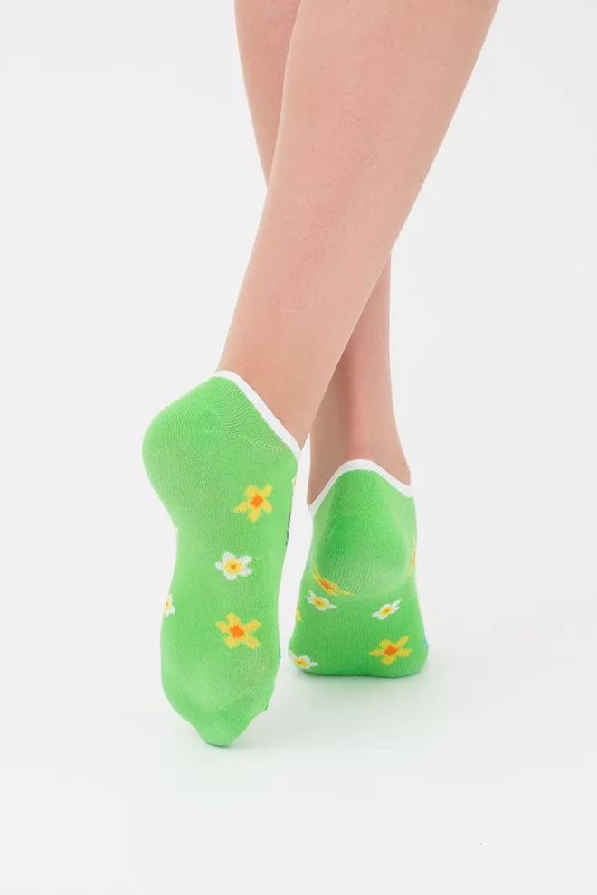 Носки женские невидимые Ws0 tropic 003 Giulia (jasmine)