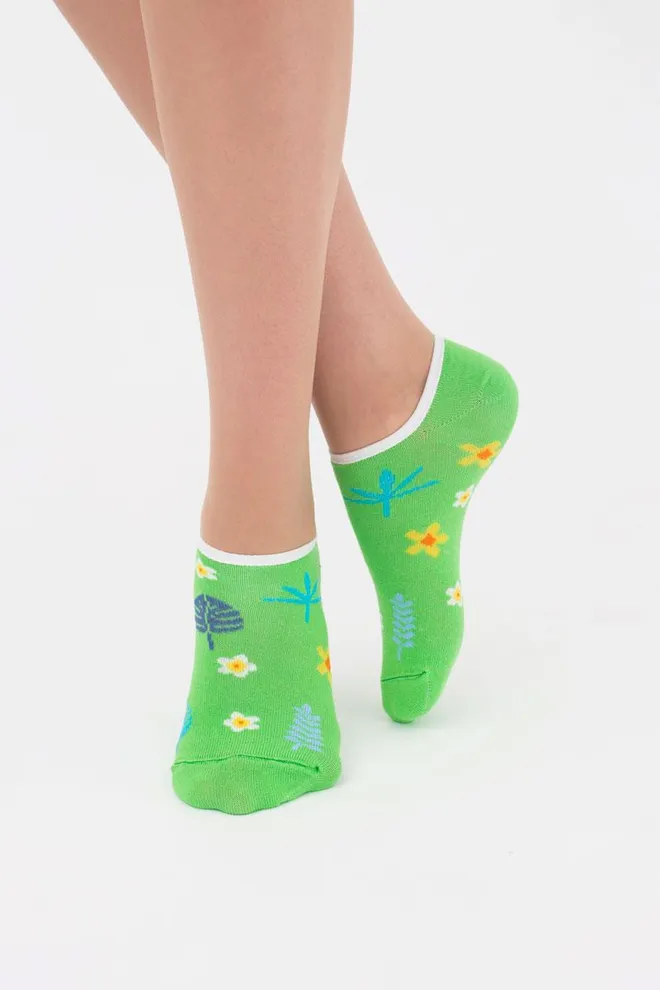 Носки женские невидимые Ws0 tropic 003 Giulia (jasmine)