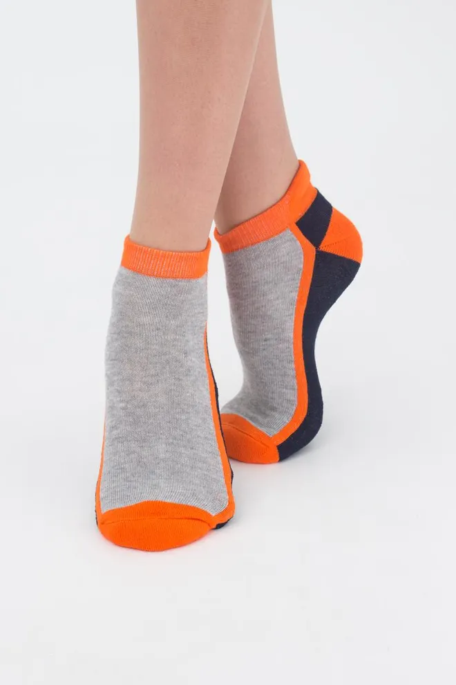Носки женские спортивные Ws1cspte-001 Giulia (orange), оранжевые