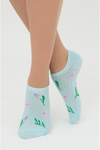 Носки женские невидимые спортивные WS1 air 009 Giulia (blue glow) Носки женские невидимые спортивные WS1 air 009 Giulia (blue glow)