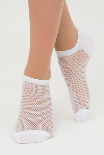 Носки женские невидимые c ажурным рисунком спортивные WS1 Air Pa 002 Giulia (bianco) Носки женские невидимые c ажурным рисунком спортивные WS1 Air Pa 002 Giulia (bianco)
