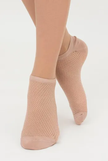 Шкарпетки жіночі невидимі з ажурним малюнком спортивні WS1 Air Pa 002 Giulia (nude) Шкарпетки жіночі невидимі з ажурним малюнком спортивні WS1 Air Pa 002 Giulia (nude)