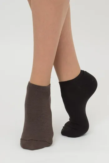 Шкарпетки жіночі короткі Ws1 classic Giulia 2 пари (haze/iron)