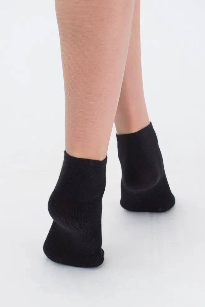 Шкарпетки жіночі короткі Ws1 classic Giulia 2 пари (black), чорний