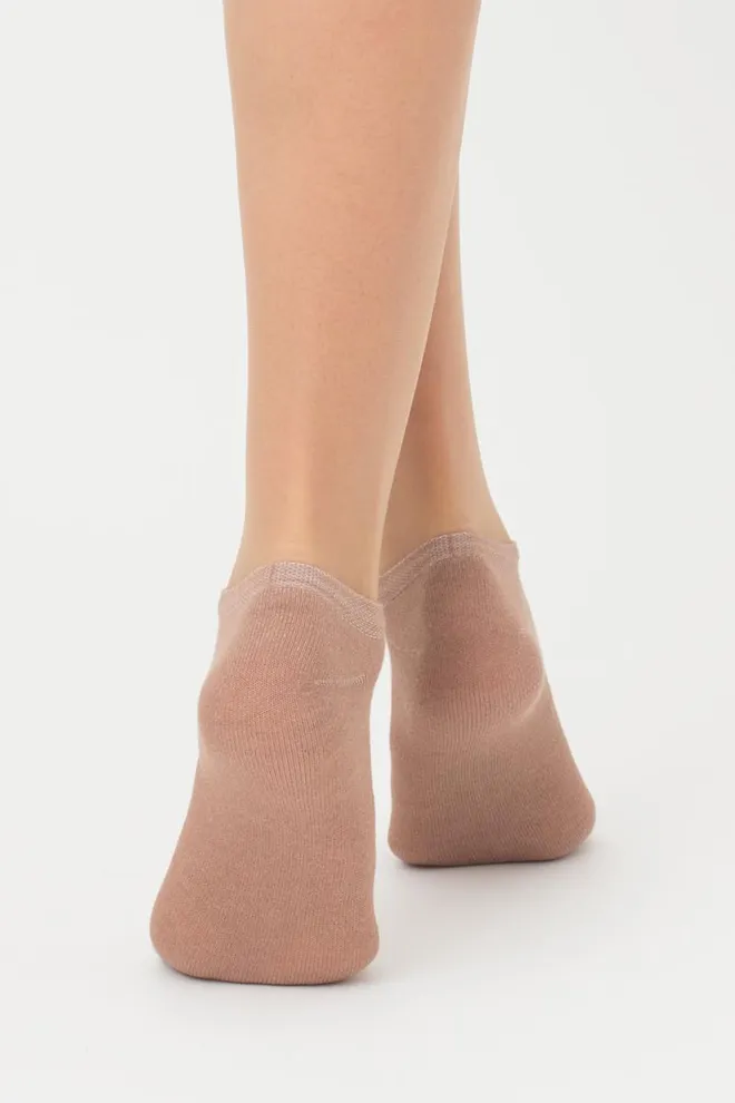 Шкарпетки жіночі короткі Ws1 classic Giulia 2 пари (haze/chantarel)