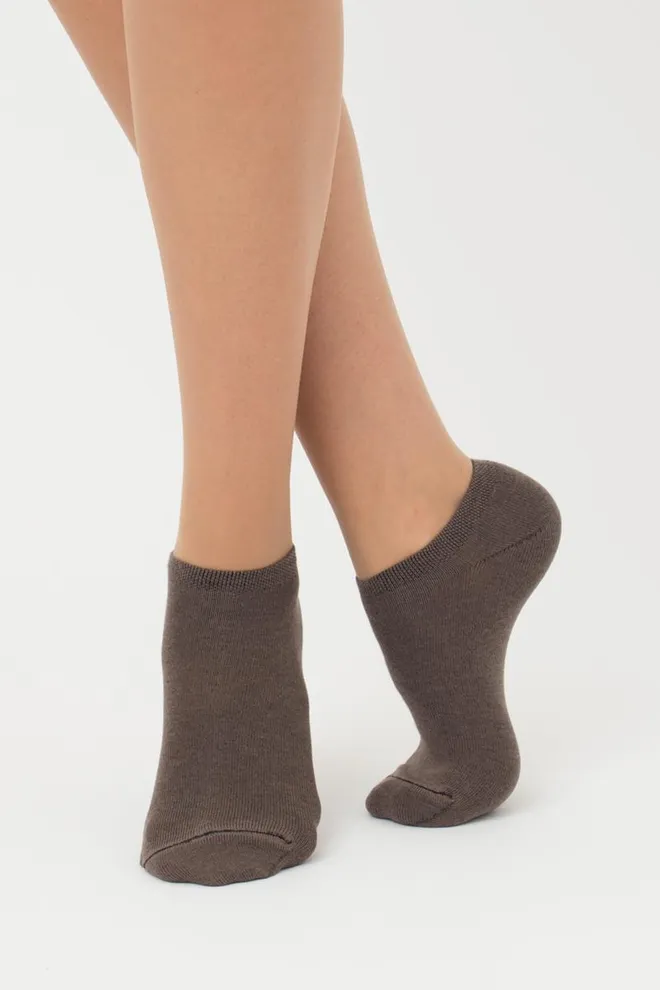 Шкарпетки жіночі короткі Ws1 classic Giulia 2 пари (haze/chantarel)