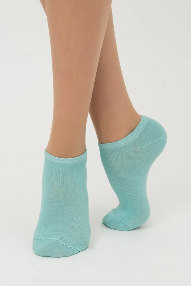 Шкарпетки жіночі короткі Ws1 classic Giulia 2 пари (pastel turquoise/light yellow)