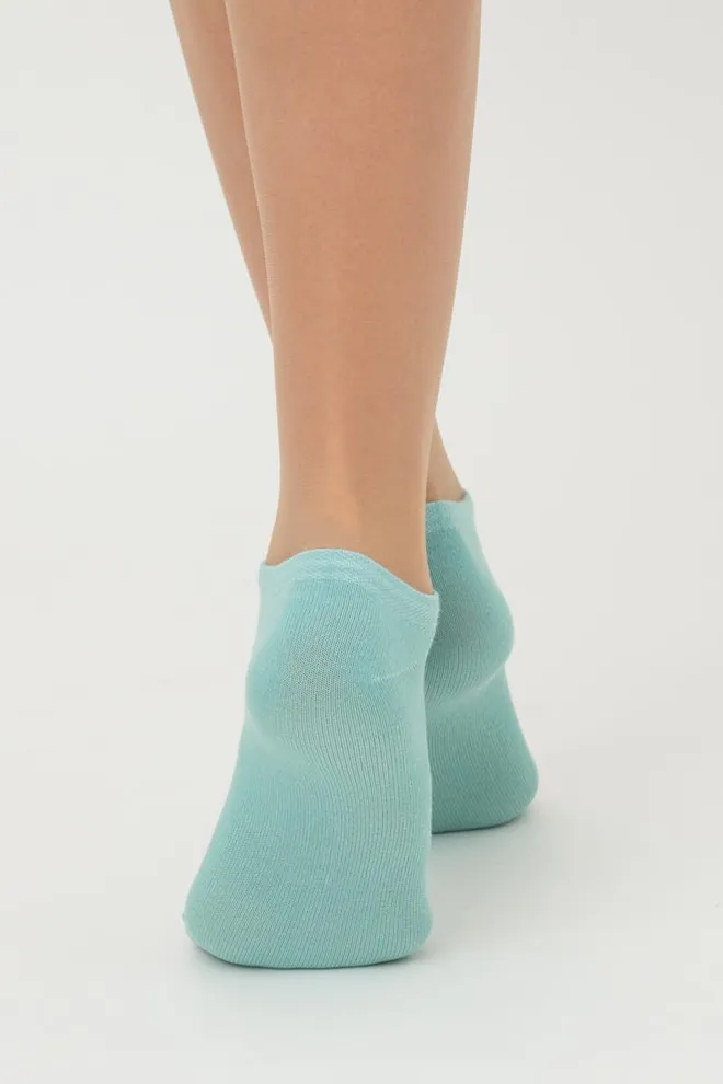 Шкарпетки жіночі короткі Ws1 classic Giulia 2 пари (pastel turquoise/light yellow)