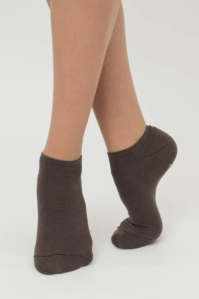 Шкарпетки жіночі короткі Ws1 classic Giulia 2 пари (haze/iron)