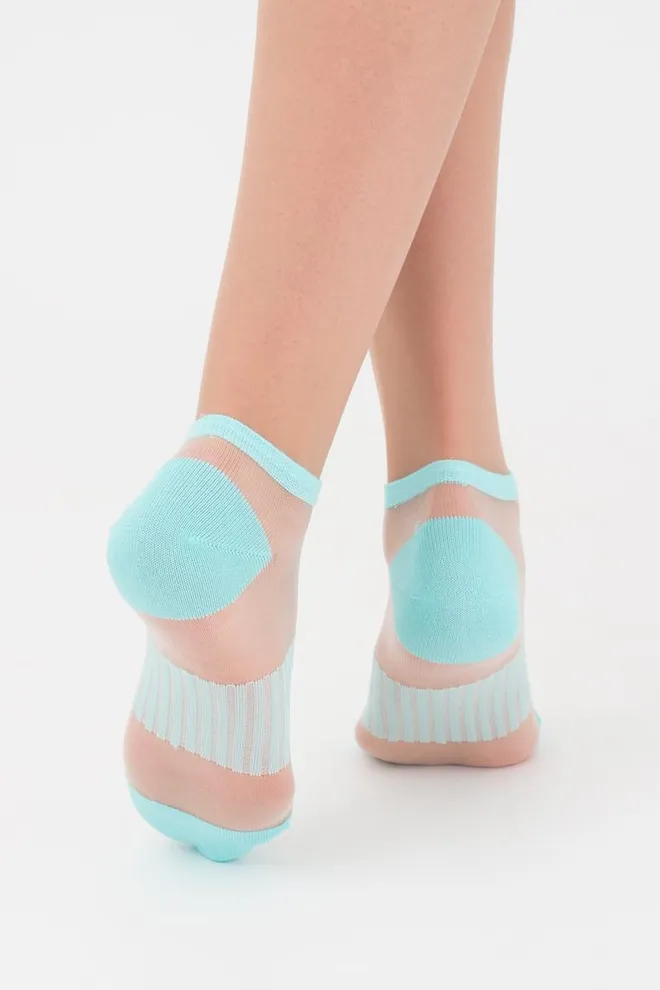 Носки женские короткие WS1 cristal 028 Giulia (light mint)