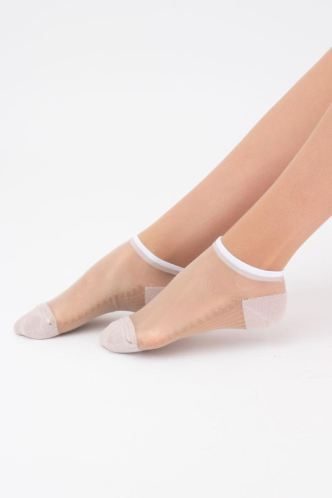 Шкарпетки жіночі короткі Ws1 cristal 029 Giulia (moonlight)