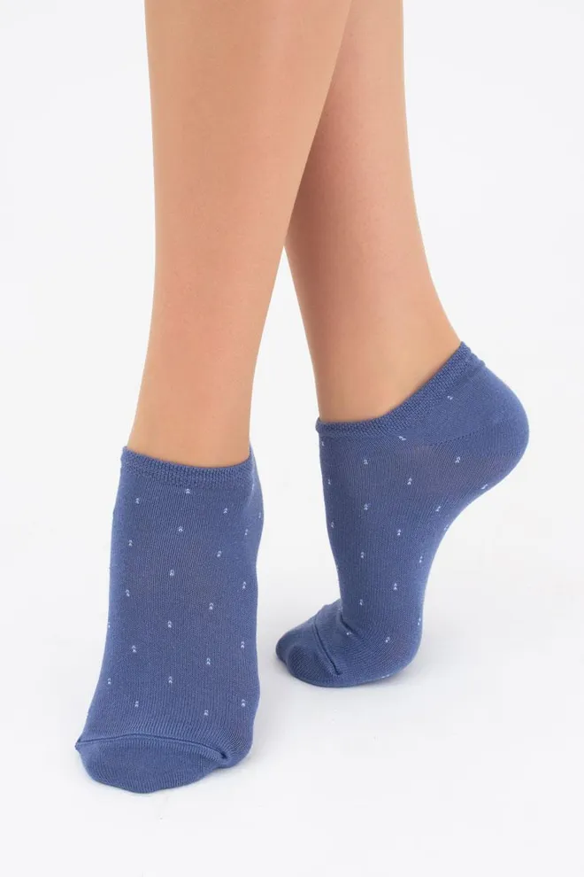 Носки женские невидимые WS1 fashion 046 + WS1 fashion 046 Giulia 2 пары (white/jeans)