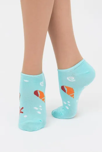 Шкарпетки жіночі невидимі Ws1 marine 010 Giulia (light mint) Шкарпетки жіночі невидимі Ws1 marine 010 Giulia (light mint)