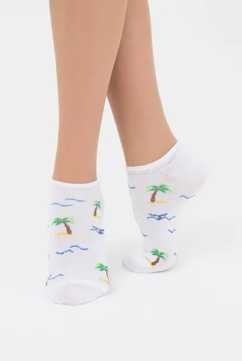 Шкарпетки жіночі невидимі WS0 MARINE 012 Giulia (bianco), білий Шкарпетки жіночі невидимі WS0 MARINE 012 Giulia (bianco), білий