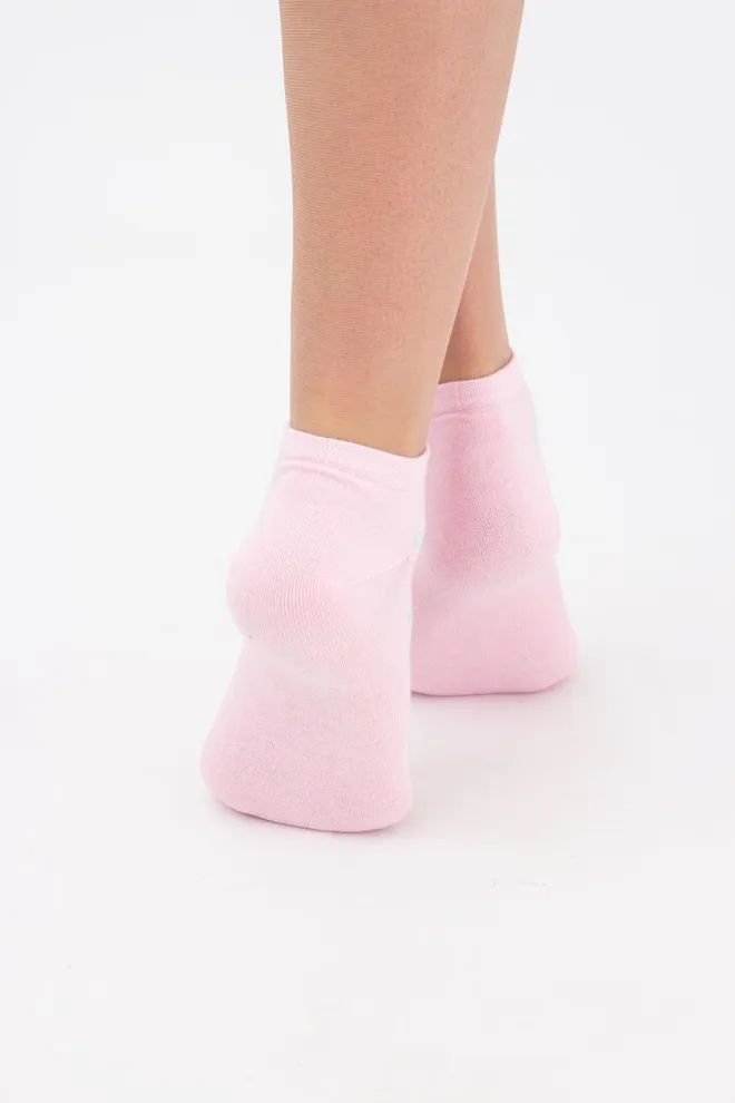 Шкарпетки жіночі короткі Ws1 premium lurex 003 Giulia (pearl)