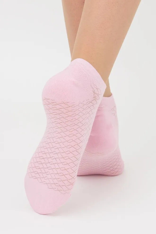 Набір кольорових жіночих шкарпеток WS1 SET 2 Giulia 5 пар(white/pearl/silver)